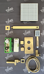Душевая система встроенная с термостатом Timo Petruma SX-5049/17SM золото матовое 250_100_2835545